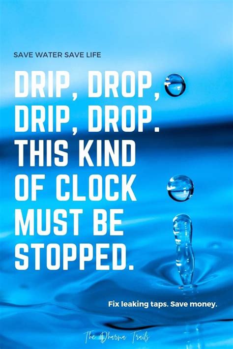 Stop the Clock: 55 Best Quotes on Saving Water
