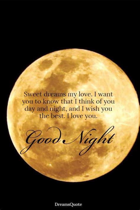 35 Good Night Quotes For Her And Love Messages With Images - Dreams Quote