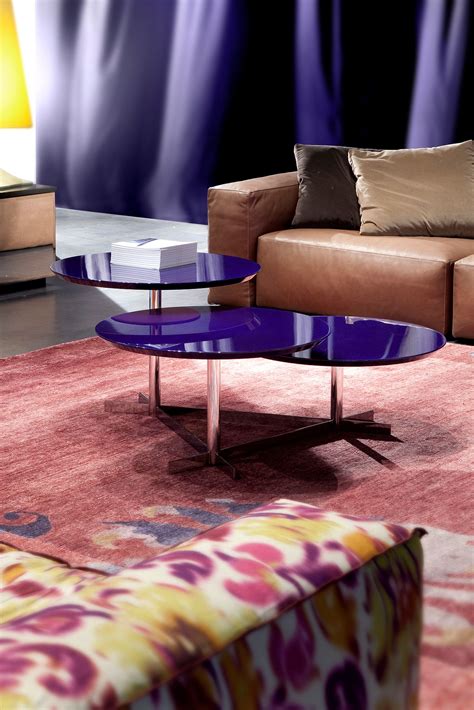 Low round coffee table HOT by ERBA ITALIA design Giorgio Soressi