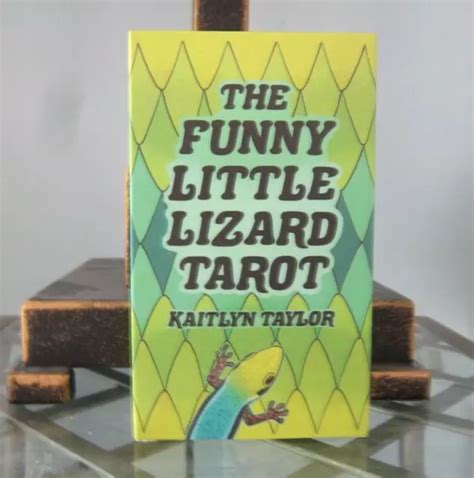 FUNNY LITTLE LIZARD Tarot Deck W/ Guide by Kaitlyn Taylor Indie / New ...