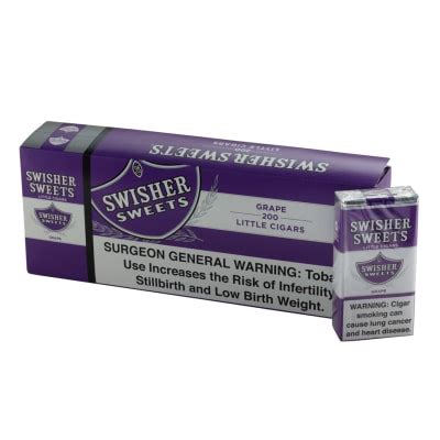 Swisher Sweets Little Cigars Grape 10/20 - Natural | Famous Smoke