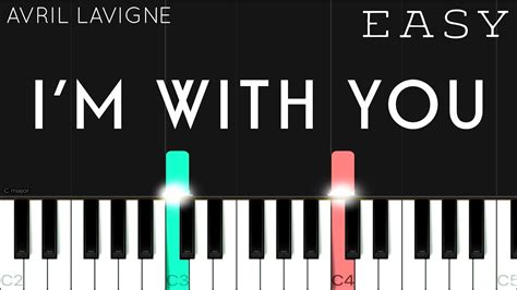 Avril Lavigne - I’m With You | EASY Piano Tutorial - YouTube