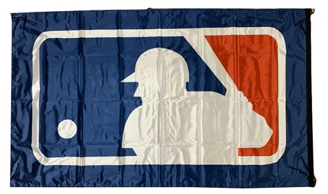 Mlb Logo Major League Baseball Landscape Flag / Banner 5 X 3 Ft (150 X 90 Cm) - Flags Delivery