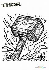 Thor  Coloring Pages For Kids Free And Easy Print Or Download sketch template