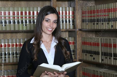 "Young female law student in law library" Stock photo and royalty-free images on Fotolia.com ...