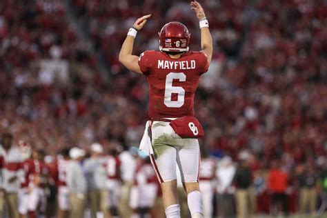 Oklahoma football: Baker Mayfield savors emotional Owen Field finale ...