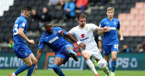 AFC Wimbledon players confront yobs after disappointing defeat at rivals MK Dons - Mirror Online