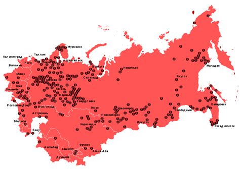 Soviet union Gulag map 1921-1961 : r/MapPorn