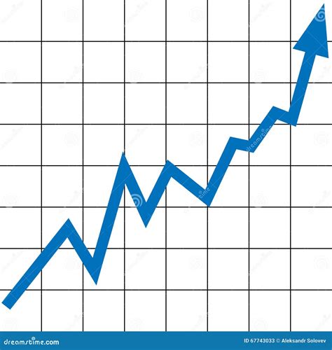 Graph increase stock vector. Illustration of icon, arrow - 67743033