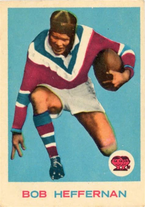 1964 Scanlens Rugby League Card - 14 Bob Heffernan Eastern Suburbs ...