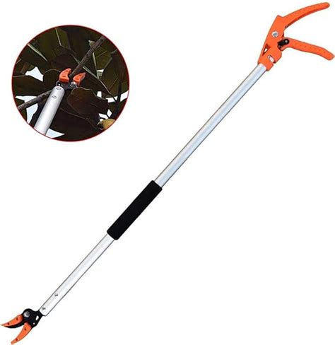 Tree Trimmer Long Reach with Telescopic Handle, Tree Pruner Garden Tool Lopper, Tree Pruner Long ...