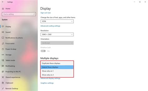 Montior: How to select multiple displays viewing mode on Windows 10 and display keyboard ...