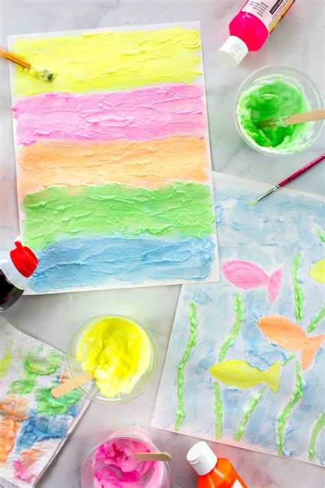 How to Make Homemade Shaving Cream Paint for Kids • Kids Activities Blog - Sunshine Billingual ...