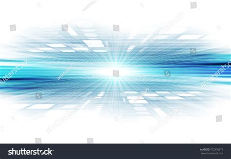 Abstract Vector Blue Technology Concept Background Stock Vector ...