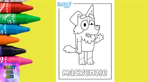 Mackenzie From Bluey Coloring Pages #bluey #coloring #coloring_pages - YouTube