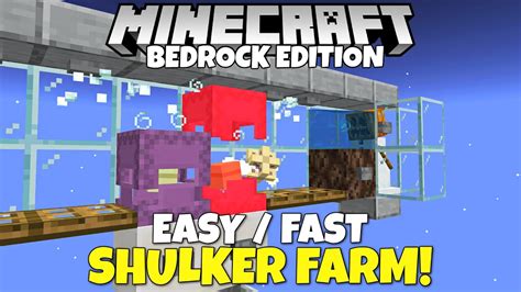 Download Minecraft Bedrock: Easy SHULKER FARM Tutorial! MCPE Xbox PC Switch Watch online