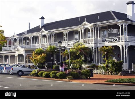 Historic Princes Gate Hotel Rotorua New Zealand Stock Photo - Alamy