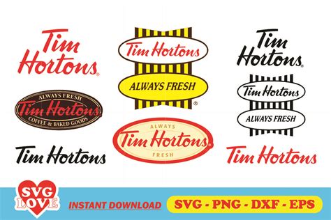 Tim Hortons Logo SVG Bundle - Gravectory