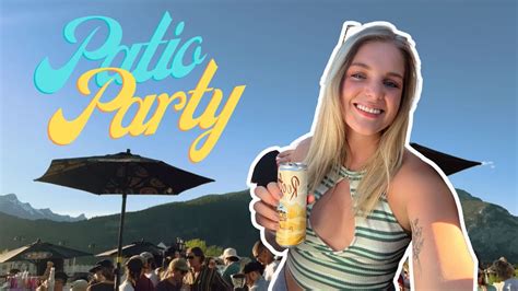 Banff Nightlife | Lets Go On a Mini Golf Bar Crawl and to a Patio Party 🥳 - YouTube