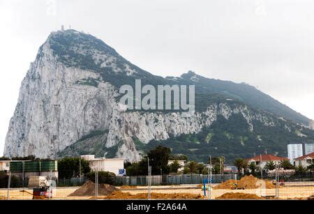 Gibraltar / Spain border & customs Stock Photo - Alamy