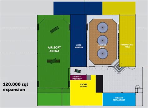 Xtreme Action Park Roller Skating Rink THE ARENA | US Design Lab