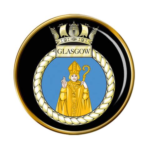 HMS Glasgow, Royal Navy Pin Badge | eBay