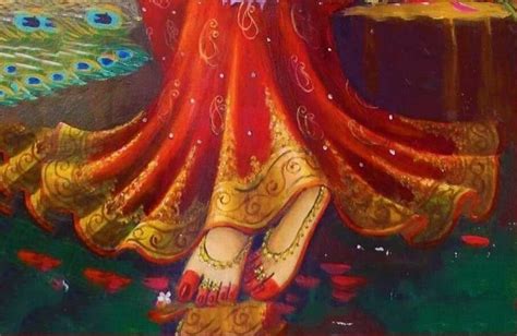 Radha Rani Lotus Feet.. | Radha krishna images, Radha rani, Krishna painting