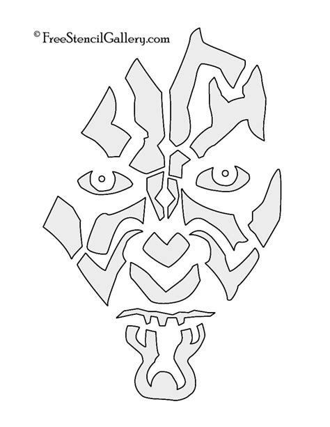 20+ Darth Maul Pumpkin Stencil – The Urban Decor