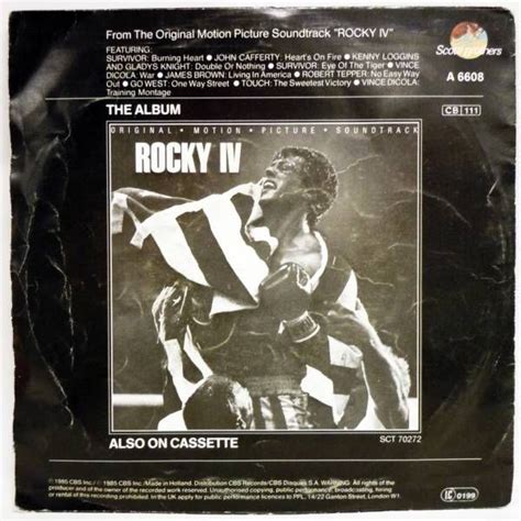 Rocky IV (Original Motion Picture Soundtrack) - Record Mini-LP ...