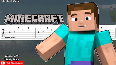 Minecraft - Living Mice (C418) Guitar Tutorial - Tab Sheet Music