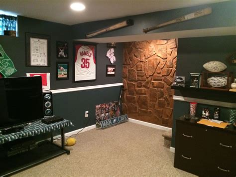 Husband eagles man cave 3 | Rustic man cave, Man cave paintings, Man cave