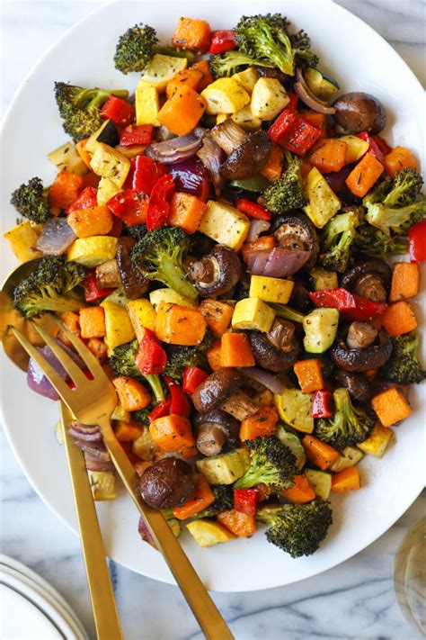 Roasted Vegetables - Damn Delicious