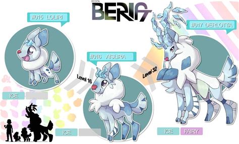 Fakemon Region BERIA - ice deer by MiceAlbinoska on DeviantArt Pokemon Ninetales, Pokemon ...