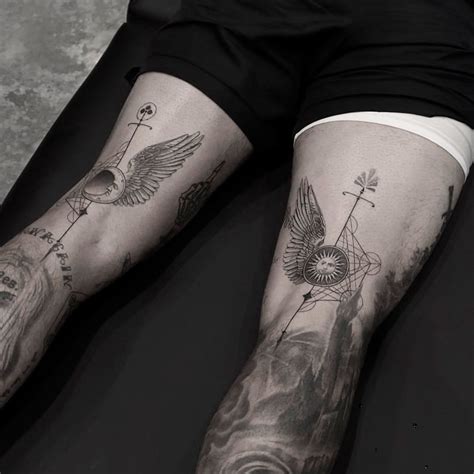 40+ Beautifully Unique Tattoo Ideas for You | Leg tattoos, Tattoo designs men, Sleeve tattoos