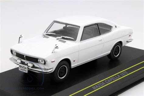 Mazda Capella Year 1970 white - F43-004, EAN 4895102320493