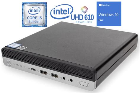 HP EliteDesk 800 G4 Mini PC, Intel Core i5-8500T Upto 3.5GHz, 8GB RAM ...
