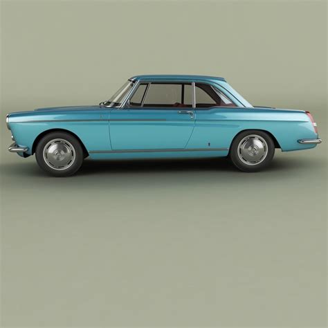 Peugeot 404 Coupe 3D model | CGTrader