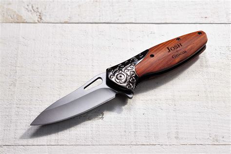 Personalized Folding Knife, Engraved Camping Tool, Pocket Knife, Groomsmen Knife, Groomsmen ...