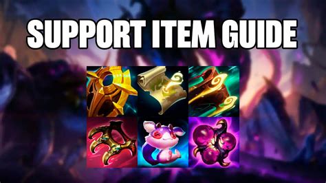 League of Legends 2024 - Support Items Explained