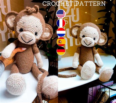 Crochet Monkey Toy Pattern + Video Bonus!