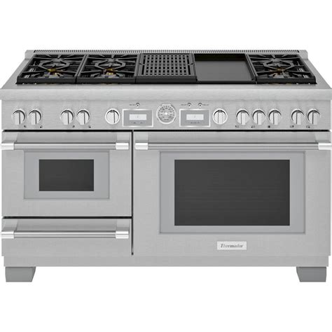 Thermador - Self-Cleaning Freestanding Double Oven Dual Fuel Convection Range at Pacific Sales