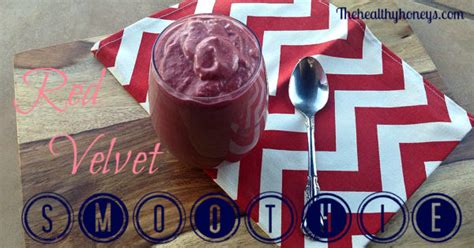 Red Velvet Smoothie - The Healthy Honey's