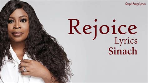 Rejoice With Lyrics - Sinach - Gospel Songs Lyrics Accords - Chordify