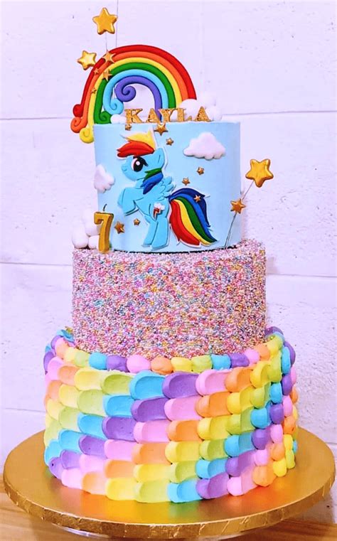 Rainbow Dash Birthday Cake Ideas Images (Pictures)