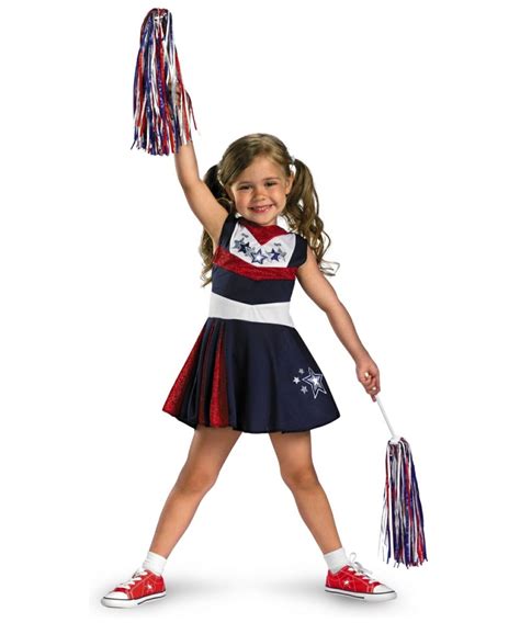 Cheerleader Superstar Spirit Kids Costume - Girl Cheerleader Costumes