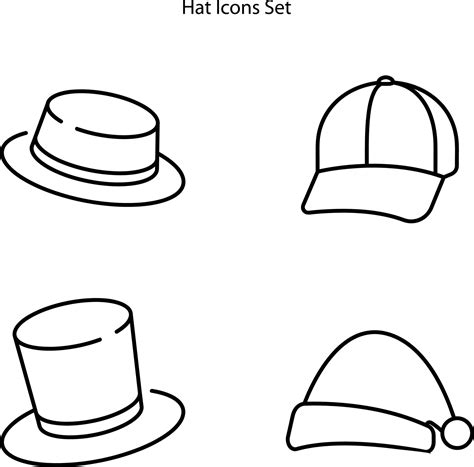 Hat Icon Vector Template Flat Design Illustration Design. Cowboy hat icon simple sign. cowboy ...