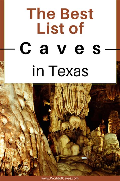 The Best List of Caves in Texas - World of Caves