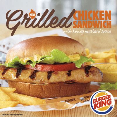 Burger King Grilled Chicken Sandwich Discontinued - Burger Poster