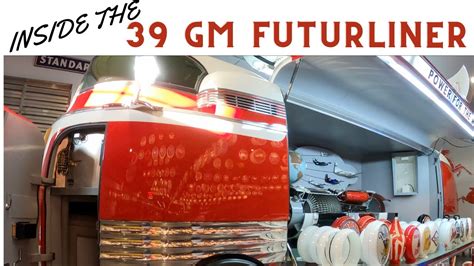 INSIDE THE 1939 GM FUTURLINER AT THE PRIVATE CAR COLLECTION- WHATS ...