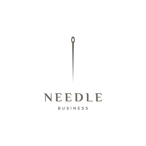 Needle Icon Logo Design Template 13478904 Vector Art at Vecteezy